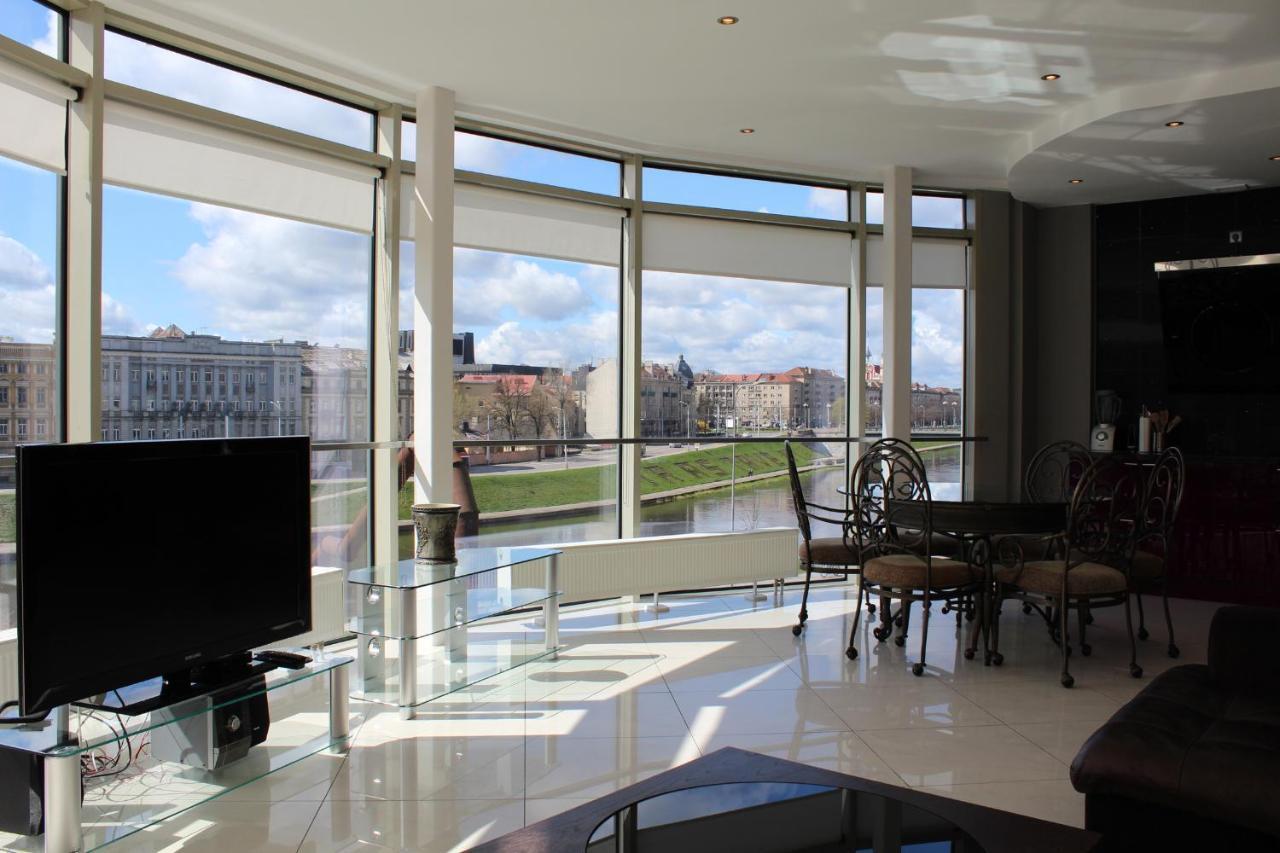 Vilnius Apartment With Panoramic River View Exterior photo